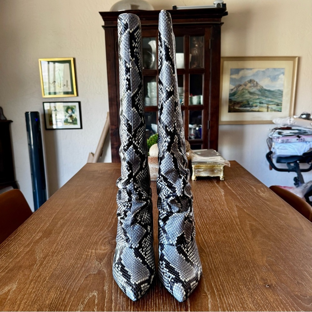 NIB Marc Fisher LTD Lalita2 foldover shaft tall boots 8.5M - Picture 8 of 16